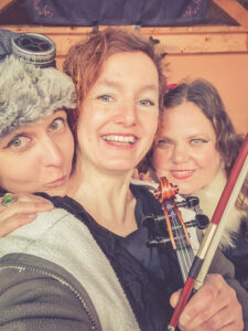 Selfie von Lucinde, Missy und der Lady of Glencoe